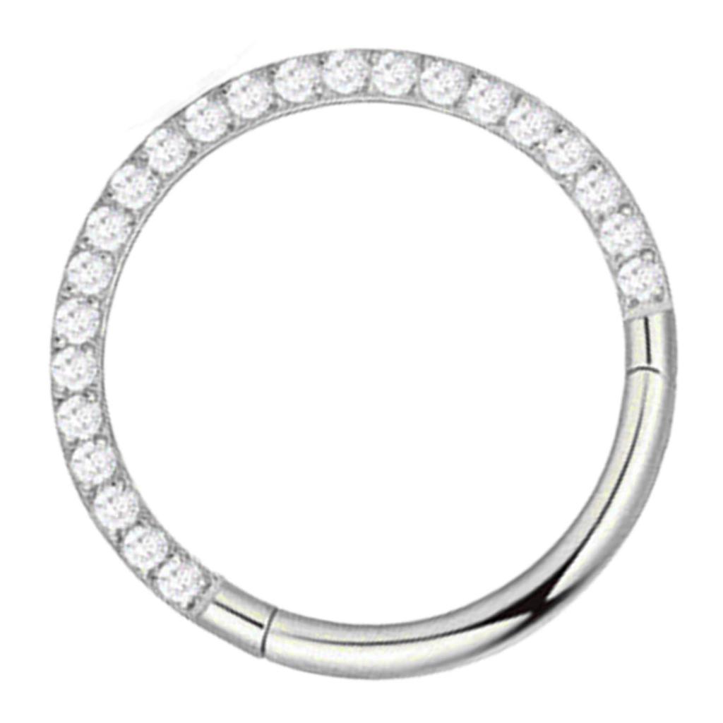 Nose Hoop 3 Piercing Nose Hoop Zirconia Decoration Skin Friendly Exquisite Jewelry