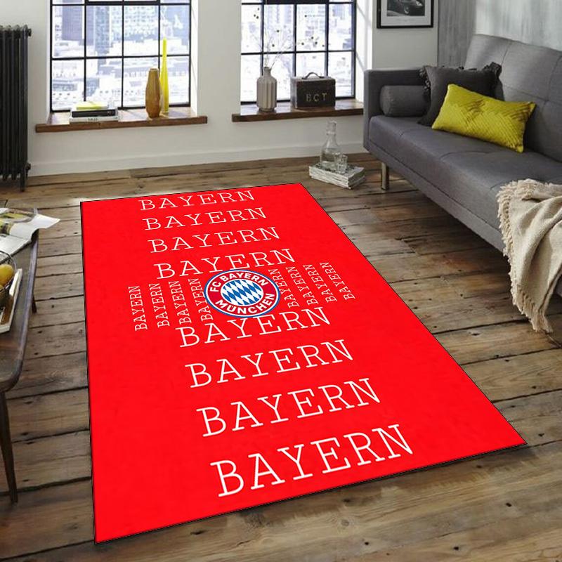 Bayern Munich Design Area Rug - Non-Slip, Soft & Cozy Floor Mat for Living Room, Bedroom, Office - Indoor/Outdoor Decorative Carpet