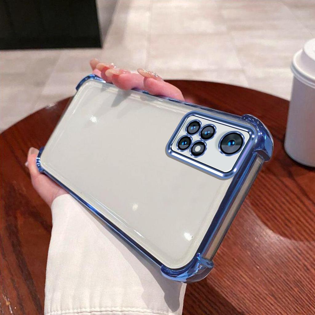 Case for Xiaomi Redmi 10,10 2022 Electroplated Color Border Clear Phone Casing Cover