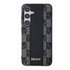 Dkny Dkhms24Mpcpvslk S24+ S926Czarny/Black Hardcase Leather Checkered Mono Pattern Magsafe