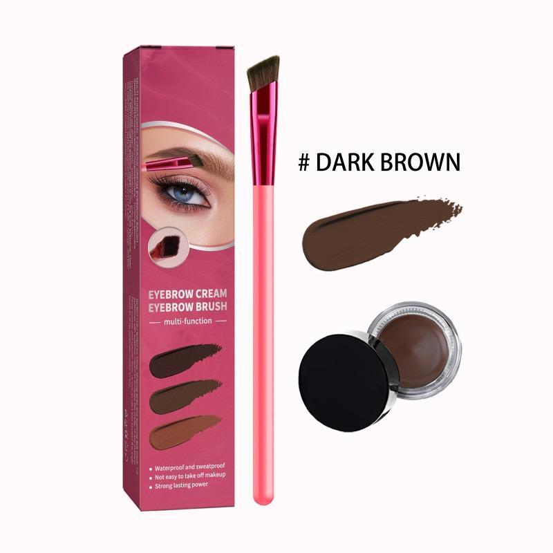 Multifunctional Eyebrow Brush Set Portable Eyebrow Brush Brow Paste Angled Wild Eyebrow Eye Shadow Contour Makeup Brush