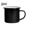 Retro Enamel Mug Smooth Lead Handle Durable Style Coffee with Water Cup Free Drinking Vessel Surface Portable for Hot