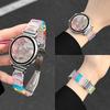 Pulseira de Relógio Huawei GT6/GT5/4/3 Pro de Resina e Silicone de Verão para Mulheres