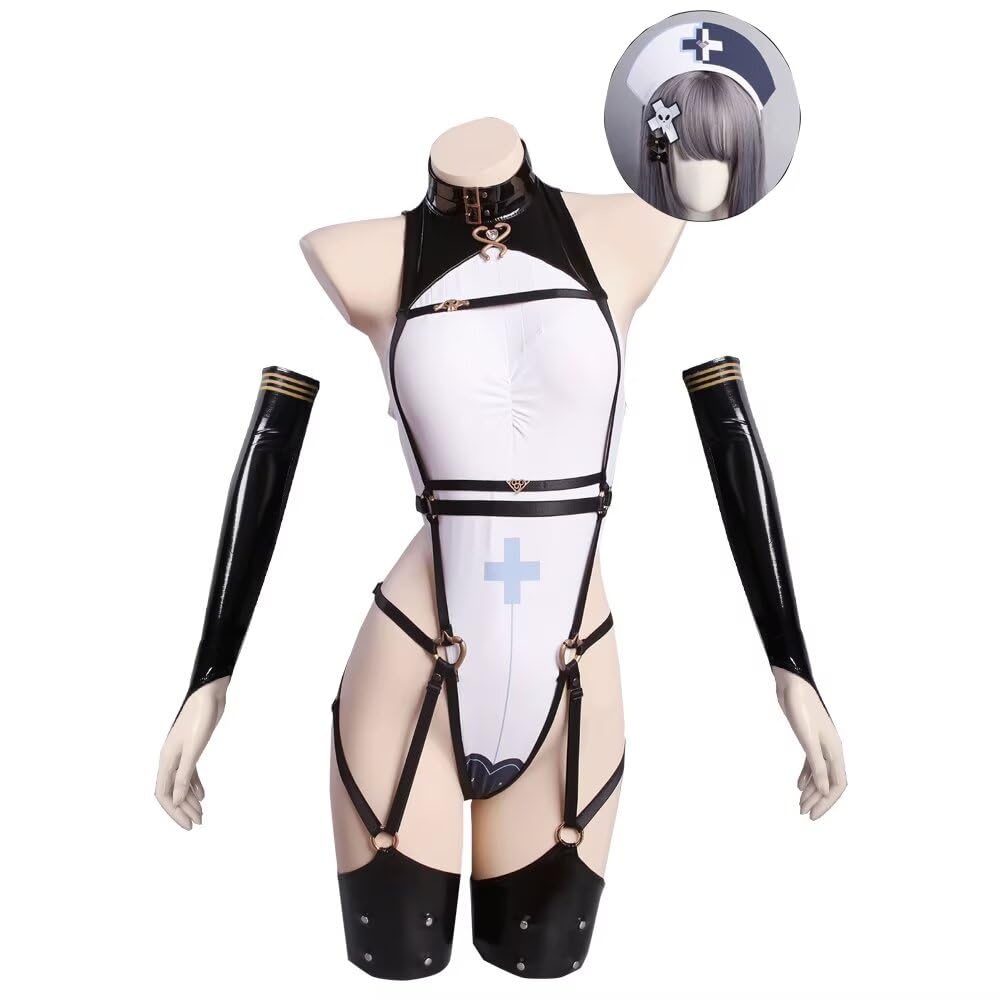 

[Pupu Bang Bang Shop] [Лаванда] Косплей-костюм Tename Ako, Рождество, Костюм на Хэллоуин, Медсестра, Размер M+