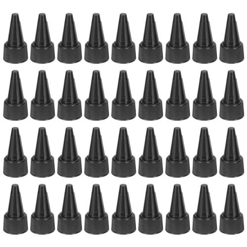 

PATIKIL 20/410 Twist Bottle Caps, 36-Piece Plastic Ribbed Edge Squeeze Bottle Replacement Caps with Foam Gaskets for Paint Lids and Glue Dispenser Bot