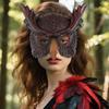 Masquerade Mask Owl Mask Bird Mask Beak Feather Half Face Mask Halloween Cosplay Costume Costume Mask for Mardi Gras
