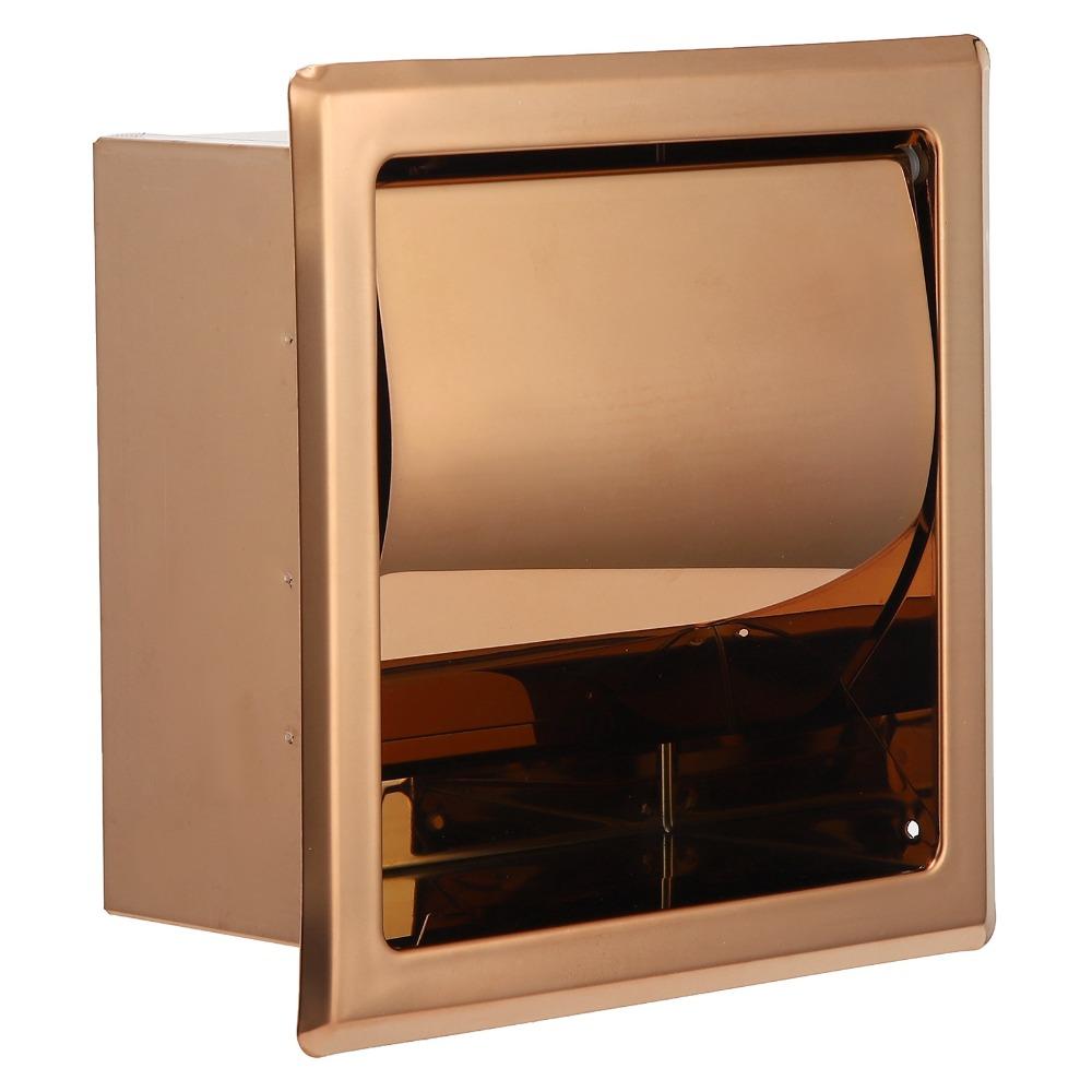 Portasciugamani in Acciaio Inossidabile Dispenser Carta Igienica Oro Rosa Bagno Cucina Lavanderia