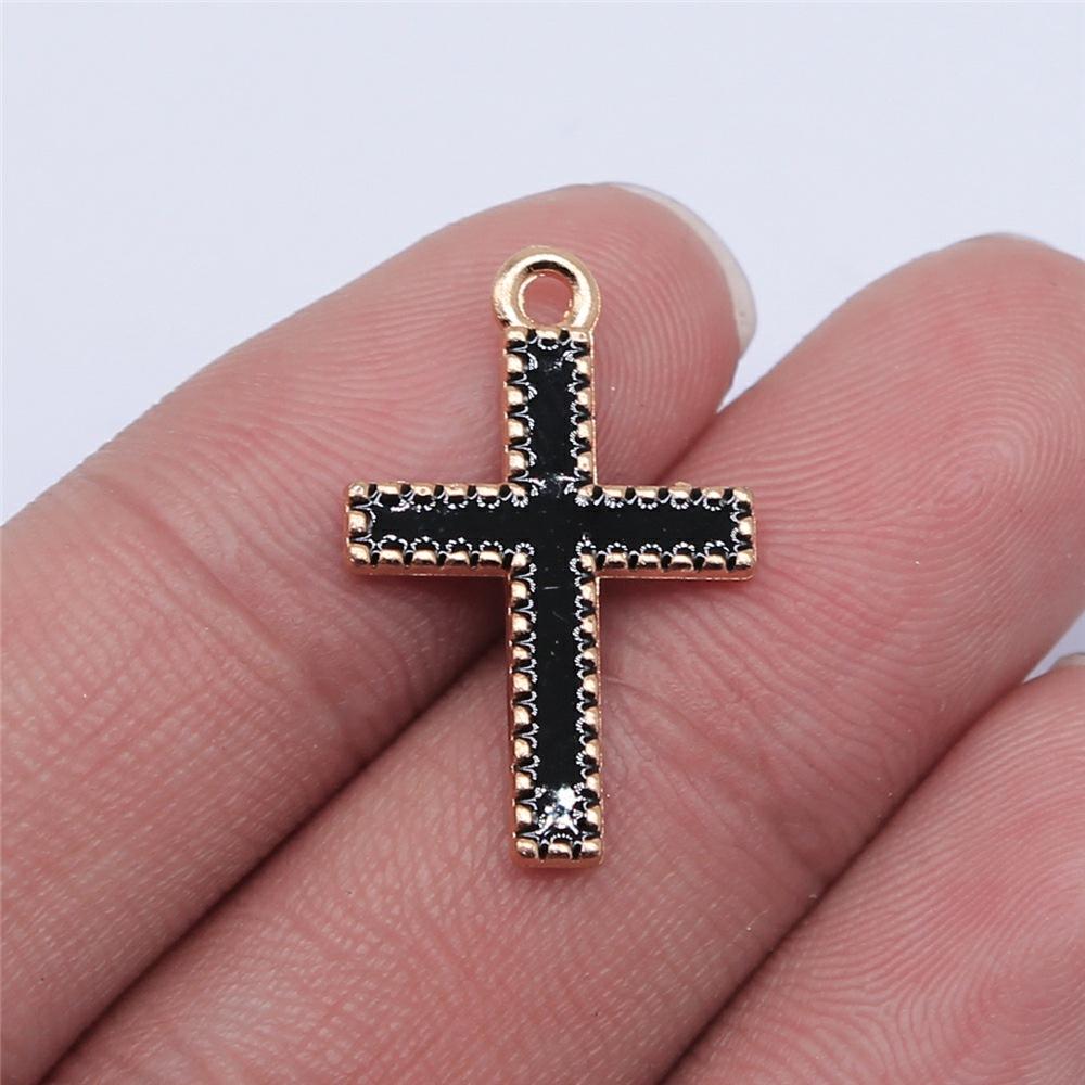 10 Pezzi Ciondoli Croce Credenze Religiose Ciondolo Fai da Te Gioielli Fatti a Mano Accessori Artigianali