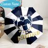 Custom Name Umbrella Galactic Monterrey Crest Umbrella 8-Frame for Travel, Camping, Casual Lightweight Portable, Essential for Family Gifts