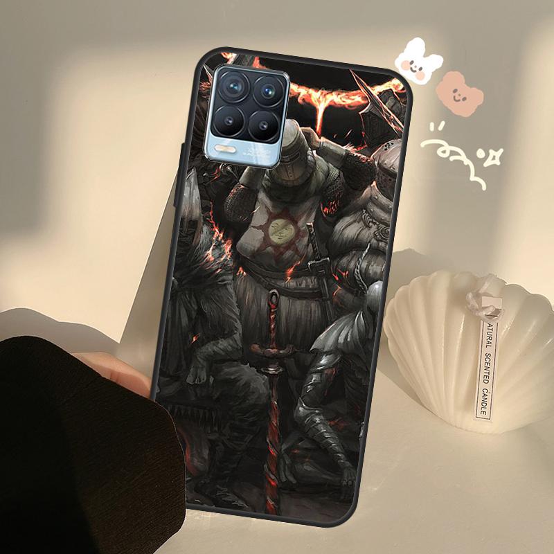Praise the Sun Dark Souls Case For OnePlus 10 9 Pro 8T 9R Nord2 Cover For Realme GT Neo 2 3 GT Master 8i 9i 8 Pro