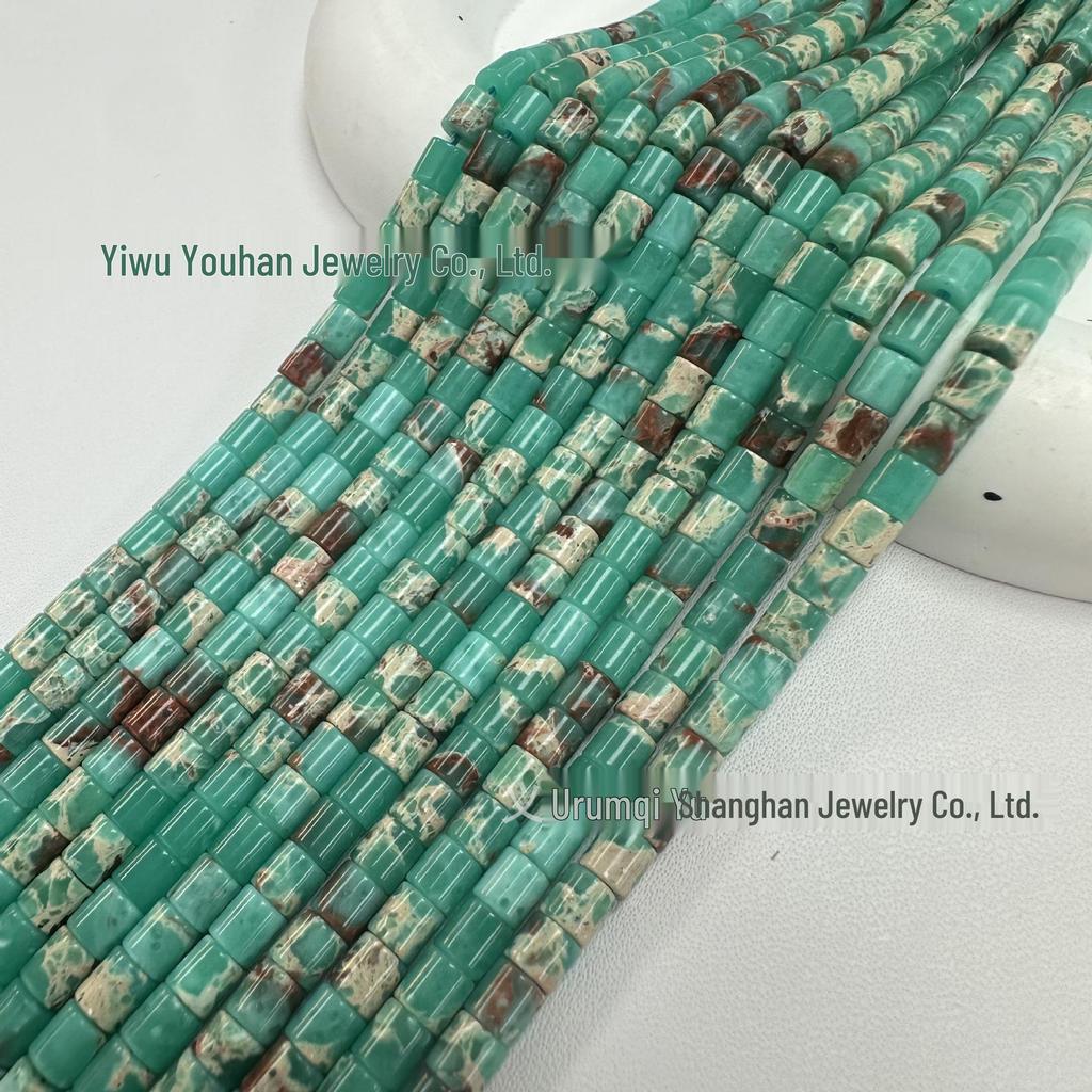 4x4mm Natural Stone Cylinder Beads for Handmade DIY Jewelry, Bracelets & Necklaces