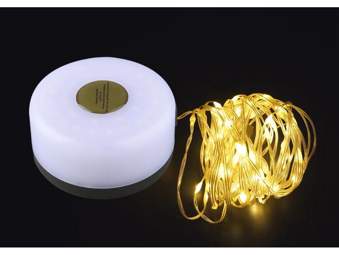 

Красочные светодиодные гирлянды для кемпинга с магнитной зарядкой: Уличный фонарик для палатки