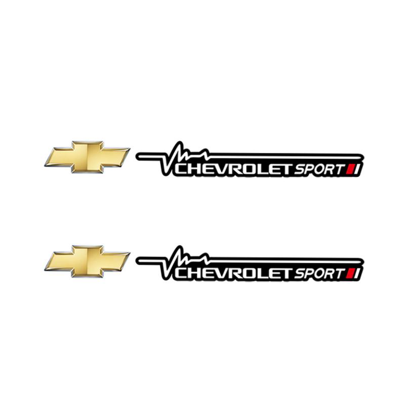 2Pcs Car Body Stickers Windshield Wiper Decals Accessories For Chevrolet Corvette Montana TrailBlazer Silverado Traverse Camaro