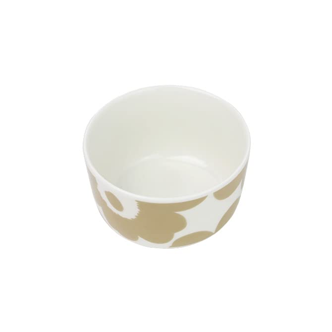 Marimekko Deep White and 70400 180 Bowl, 9.5cm, 250ml, Bowl, UNIKKO, Beige, [Used]