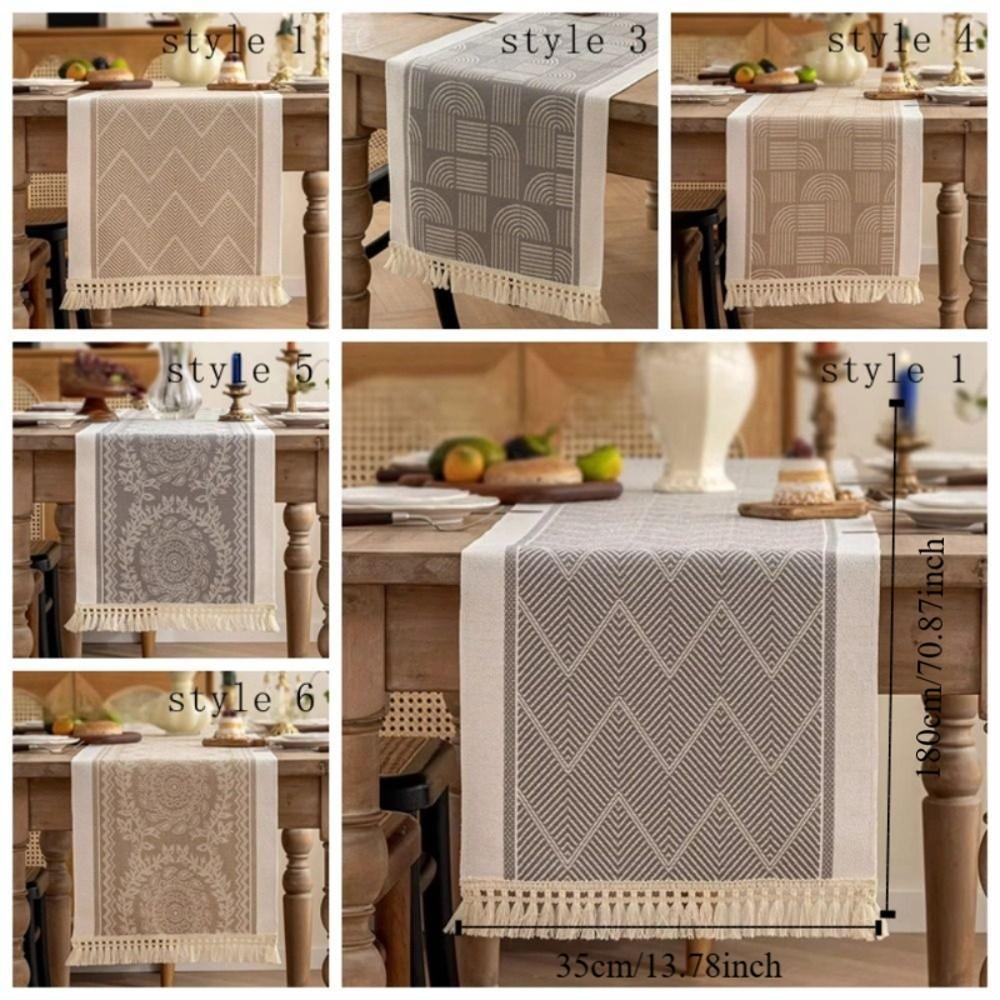 Nordic Style Table Runner Waterproof Table Flag Tablecloth Table Cover  Living Room