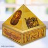 Reiki Crystal Products Wooden Pyramid Wish Box Egyptian Symbol Crystal Grid Box Size 10.1 Cm (4 Inch) for Reiki Wish Healing and Crystal Healing
