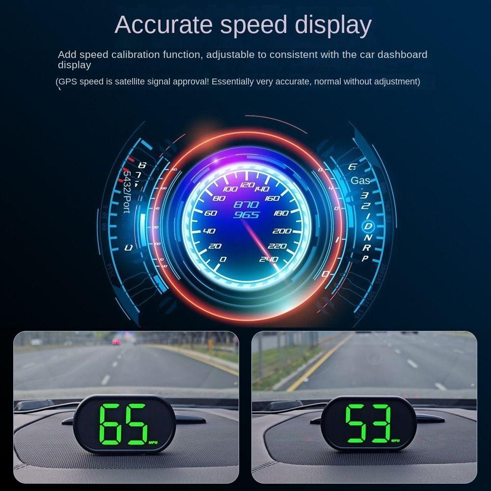 KMH/MPH GPS Car Digital Speedometer Versatile Compatibility Vehicle Speed Meter  Fit All Car