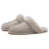 UGG Minimalist Leather Open-Toe Slippers Women slippers Gray 1106872-CPF