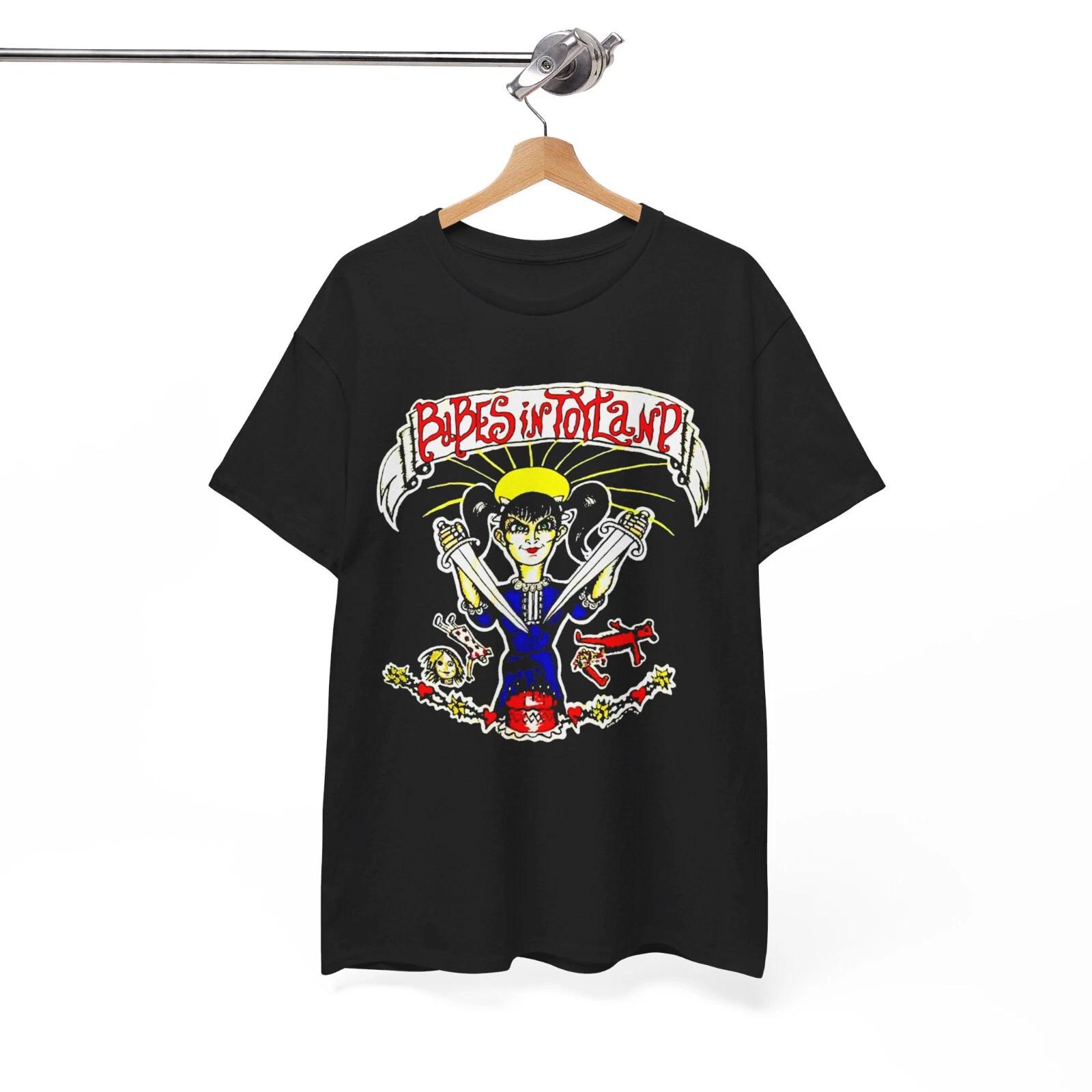

Babes In Toyland Панк Винтажный Дизайн Футболка Футболка Группы Размер XL 4XL