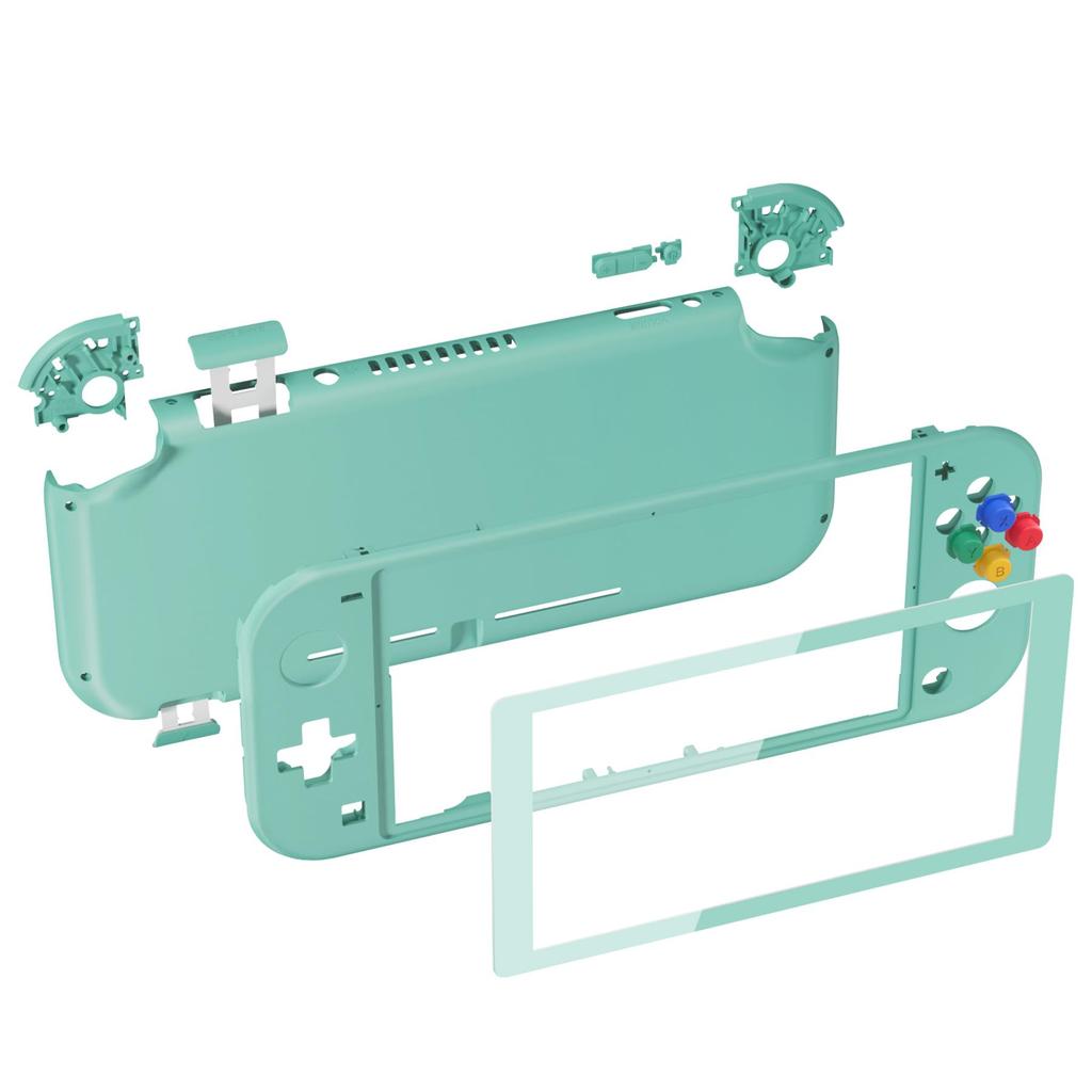 EXtremeRate Fai-da-te Guscio Compatibile per Switch Nintendo Switch Lite Kit di Riparazione Controller con Cover Personalizzata per Switch Lite Lite,