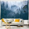 Foggy Forest Tapestry Home Decoration Wall Hanging Hippie Mandala Bedspread Bohemian Art Home Decor