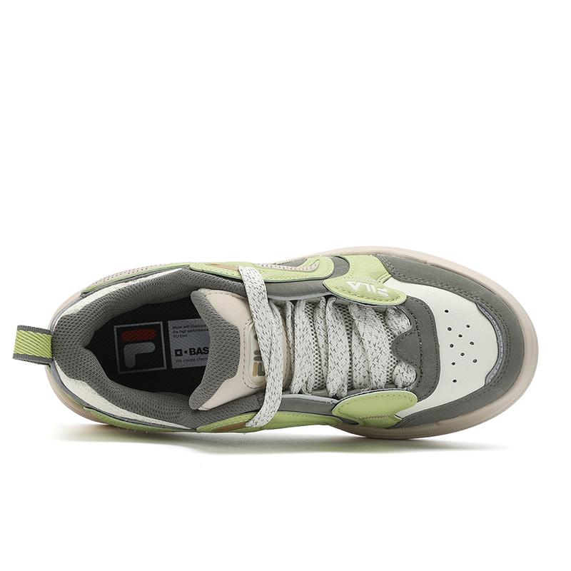 FILA Vibe Rhythm Shoes Comfortable Fashion Durable Low-Top Skate Shoes Women sneaker Green F12W512201FVA