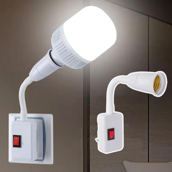 Lamp Holder LED Lights Safety Easy Installation Safe Reliable One Key Operation Flame-retardant