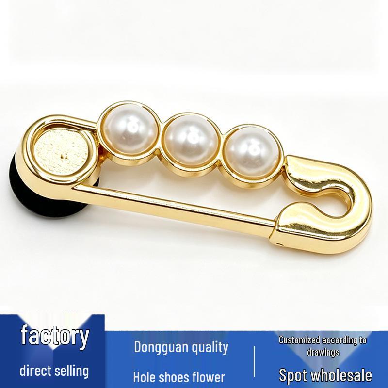 Flower Pearl Buckle Series: Versatile Cute Shoe Charms for Crocs