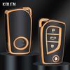 Tpu Car Flip Key Case Cover Shell Fob For Toyota Auris Corolla Avensis Verso Yaris Aygo Scion Tc Im Camry Rav4 Forturner Hilux