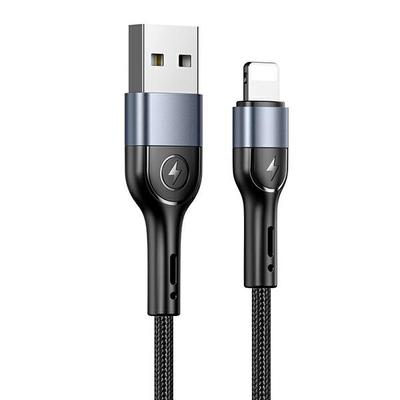 USAMS U55 Lightning Cable 1m Fast Charging Black