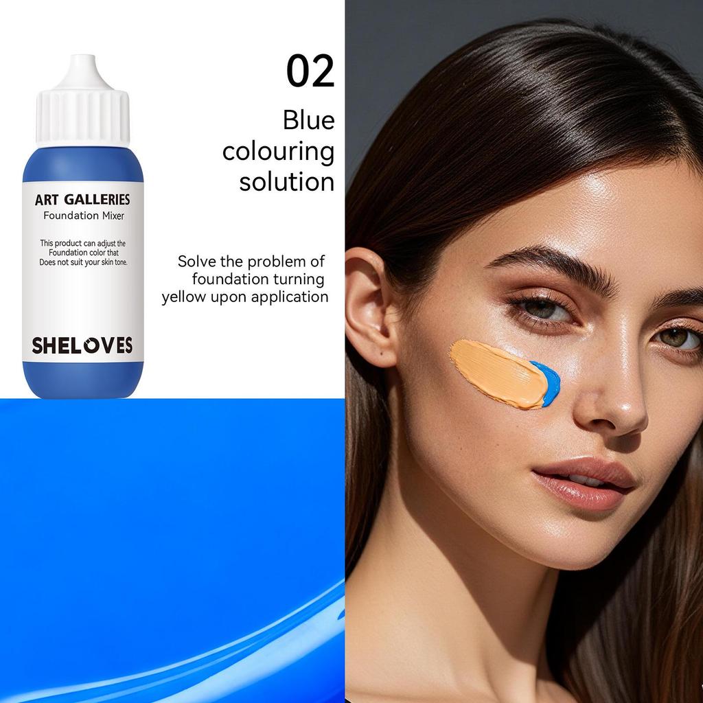 White Foundation Liquid Mix: Stage Makeup Adjuster for Dark Base