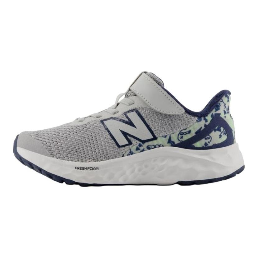 New Balance Ari Fabric Comfortable Fashion Sports Low-Top Running Shoes Kids Sneakers Gray PAARIGO4