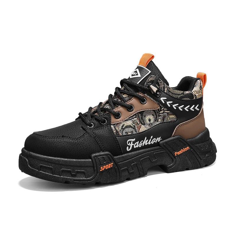 Модные мужские высокие ботинки Martin в британском стиле — фото 15