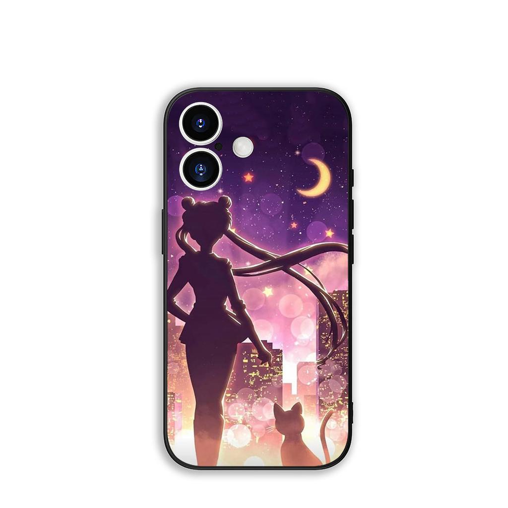 for Xiaomi Redmi Note 14 12 13 ProPlus A3 Pro Plus 12C 13C 14C 5G Phone Cover Case Anime S-Sailors Cartoon Moon