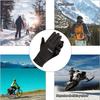 Touch the Net Waterproof Gloves, Men's and Women's Snow Gloves, Bicycle Warm Gloves, Suitable for Running, Riding a Motorcycle,