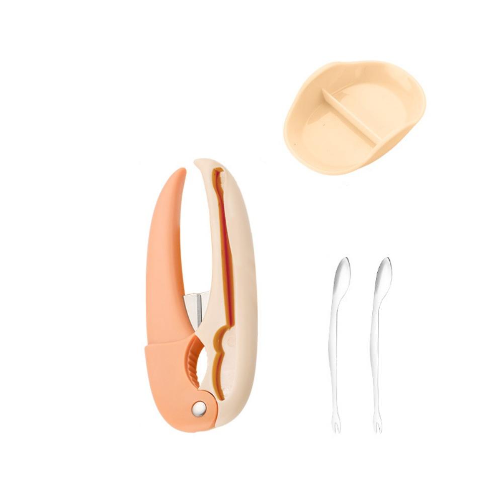 4Pcs/Set Professional Crab Cracker Set Stainless Steel Crab Eating Pick Set Restaurant