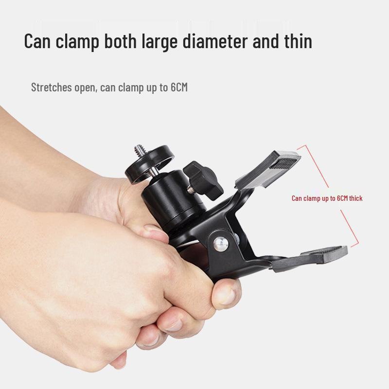 Photography Equipment: Desktop Fill Light Ball Head & Strong Clamp