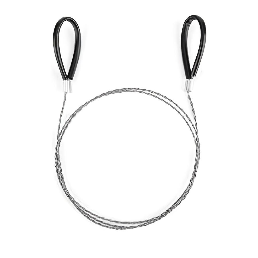 Portable Stainless Steel Wire Saw with Finger Handle Outdoor Camping Hiking Pocket Manual Cutting Chain Saws Survive Tool