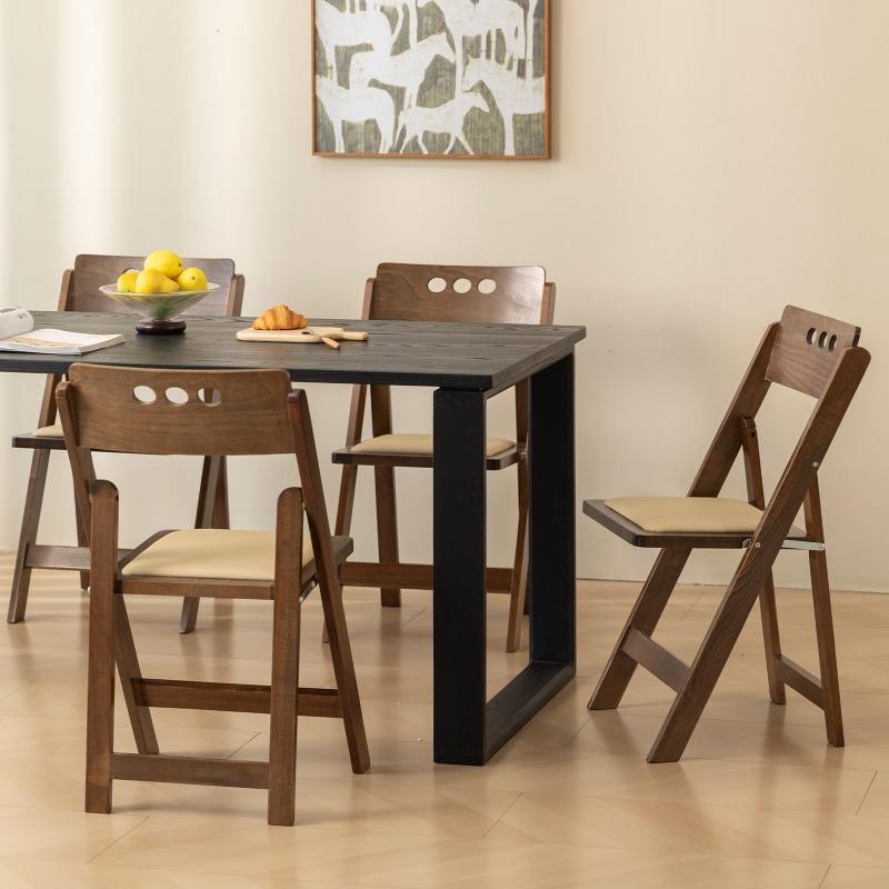 Scandinavian Padded Dining Chair - Modern Upholstered Side Chair with High Back for Kitchen, Breakfast Nook, Cafe-Style Home