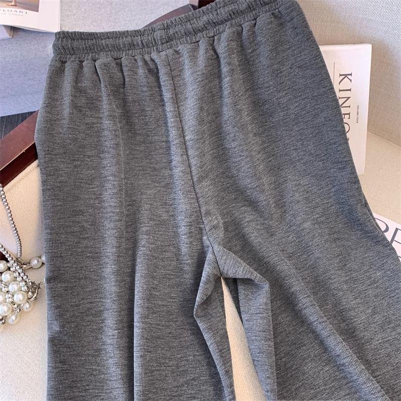 Women's 2026 Summer Casual Set: Elegant Korean Style Two-Piece with Short Sleeve Top and Wide-Leg Pants