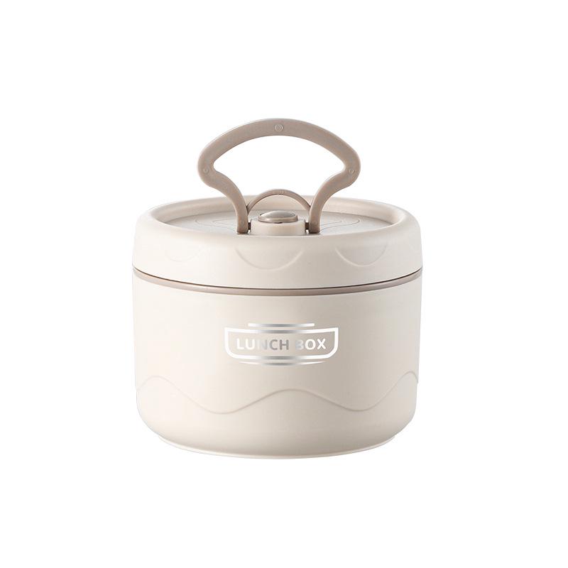 304 Stainless Steel Multi-Layer Insulated Lunch Box - Portable Bento for Students & Office Workers