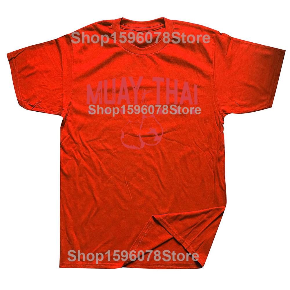 Muay Thai Boxing For Martial Arts Lovers t Shirts Men Cotton Vintage T-Shirts Crew Neck Tee Shirt Short Sleeve Clothing