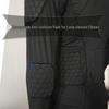 Schnelltrocknendes Anti-Kollisions-Langarm-Enges Rugby- & Basketball-Trainingsshirt