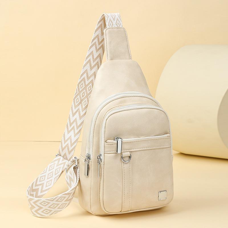

New fashion casual women s breast bag versatile small backpack trendy simple shoulder messenger bag