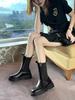 Boots For Women With Increased Height Inside  New Spring And Autumn Versatile Chimney Short Boots For Women With Thick Soles