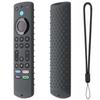 New Silicone Cover for Amazon Fire TV Stick 4K Max 2023 Streaming Device Soft Remote Case with Lanyard Anti-fall Protective Case