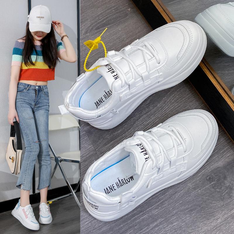 Little White Shoes Platform Shoes Children'S New Spring And Autumn Versatile Student Women'S Shoes Campus Style Casual Sports Board Shoes