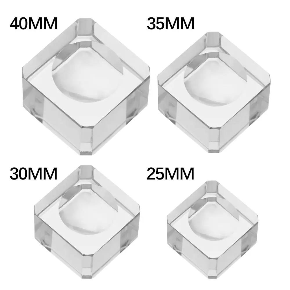 Transparent For Ball Glass Transparent Support Ball Display Stand Crystal Sphere Base Glass Holder