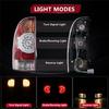 A28G-2Piece LED Tail Lights Left Right Rear Bumper Lights Assembly Signal Lamp Replacement Parts For Toyota Tacoma Pickup 2005-2