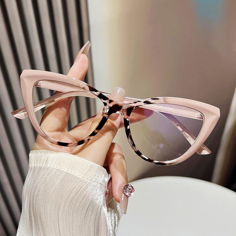 Reading Eyewear Blue Ladies Blocking Premium Goggle Luxury Presbyopic Cat's Spectacle Gradient Blocking Screen Eye Stylish Tinted Color Feline